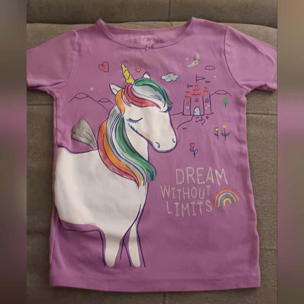 3 For $13💛Purple Unicorn TShirt